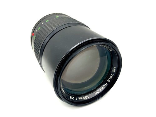 Minolta 135mm 8 objektiv - 1:2.8,