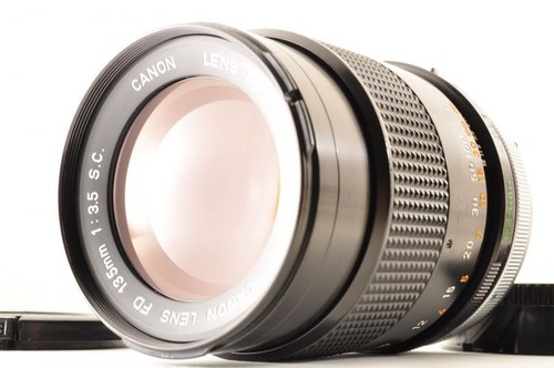 Canon 135mm s c - fd, f/3.5