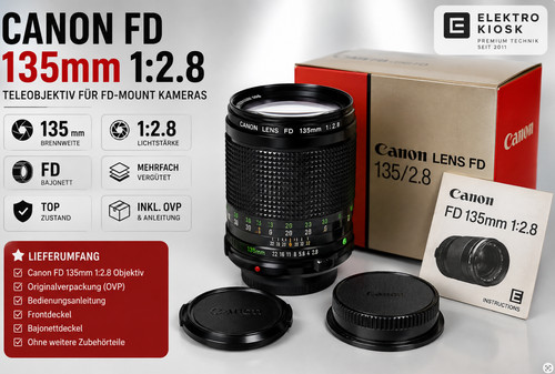 Canon lens fd 135mm - canon,
